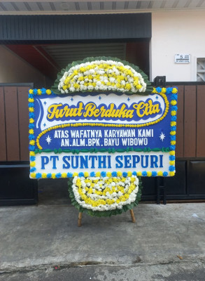 Papan Bunga Duka di Gandasari