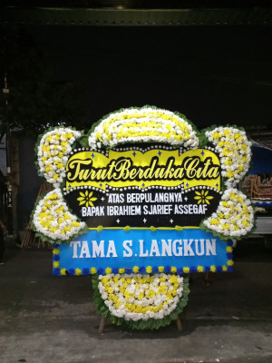 Papan Bunga Duka di Gandasari